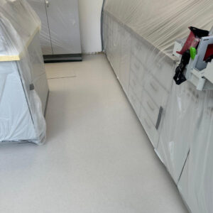 PVC Sicherheitsbelag im Labor